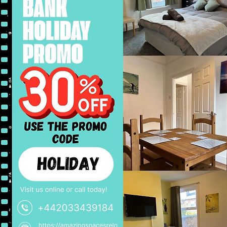 Spacious 2-Bedroom House In Stockton Heath With Free Wifi By Amazing Spaces Relocations Ltd 沃灵顿 外观 照片
