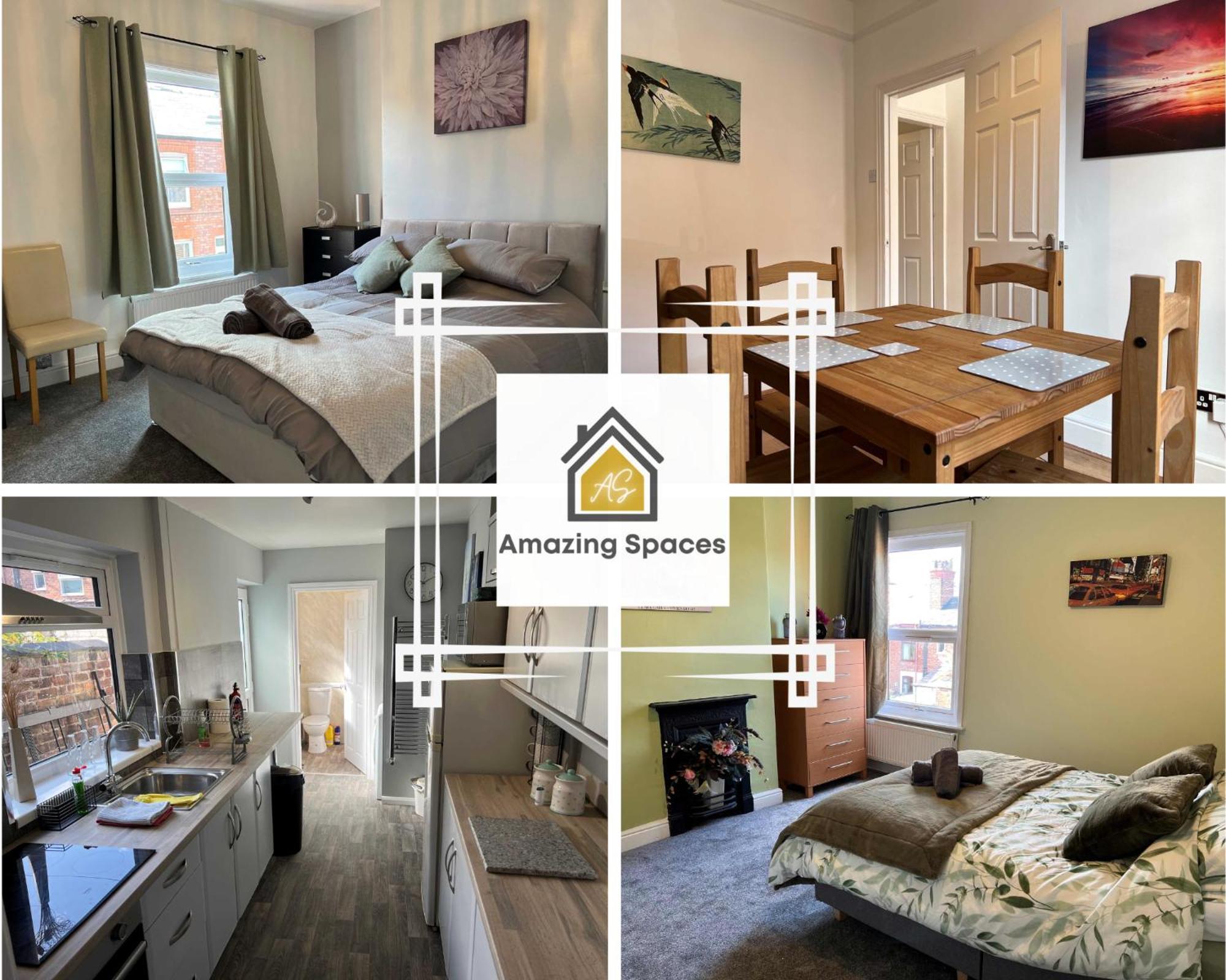 Spacious 2-Bedroom House In Stockton Heath With Free Wifi By Amazing Spaces Relocations Ltd 沃灵顿 外观 照片